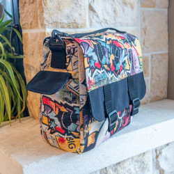 Patron PDF couture complet du sac besace Muscade, en 3 formats