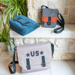 Patron PDF couture complet du sac besace Muscade, en 3 formats