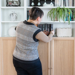 Patron PDF pull sans manche femme, du 34 au 56, 4 statures