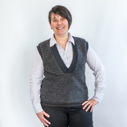 Patron PDF pull sans manche femme, du 34 au 56, 4 statures