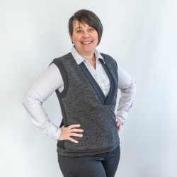 Patron PDF pull sans manche femme, du 34 au 56, 4 statures