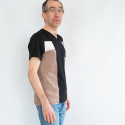 Patron PDF T-shirt homme Origan, du 42 au 62, 5 statures