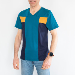 Patron PDF T-shirt homme Origan, du 42 au 62, 5 statures