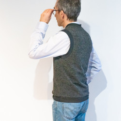 Patron PDF pull sans manche homme, du 44 au 58, 5 statures