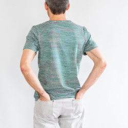 Patron PDF T-shirt homme Basilic, du 42 au 62, 5 statures