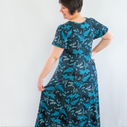 Patron PDF robe jersey Capucine, du 34 au 56