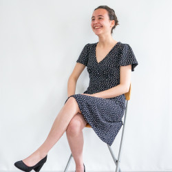 Patron PDF robe jersey Capucine, du 34 au 56