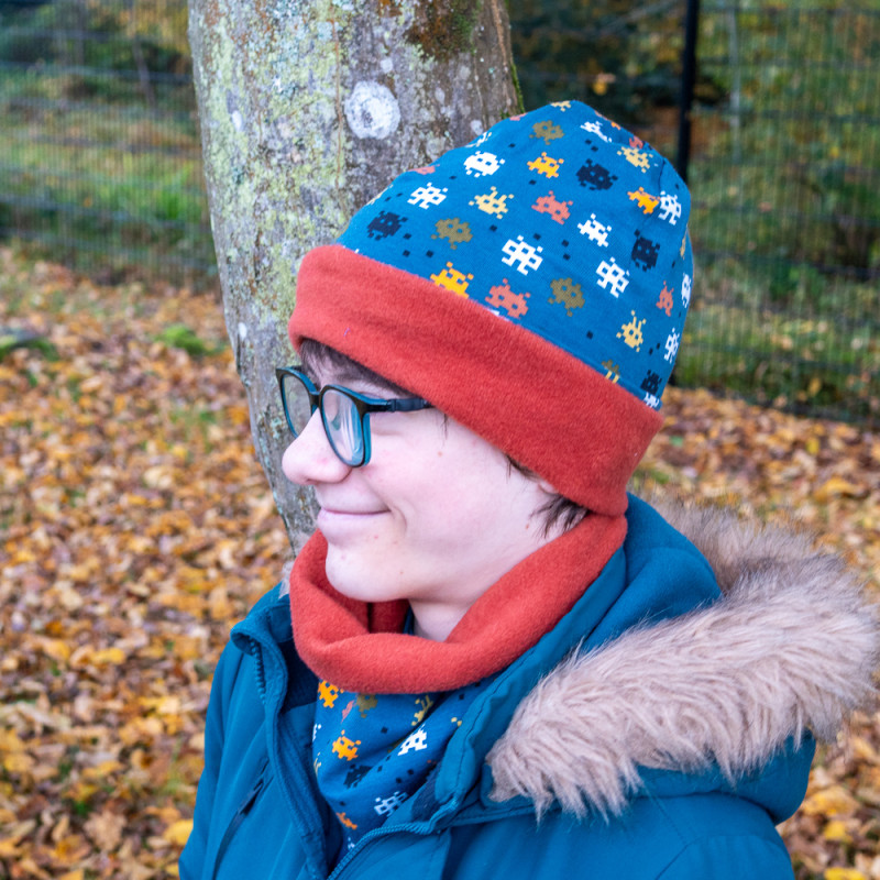 Patron couture PDF d'un bonnet pour enfant, femme et homme