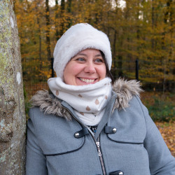 Patron couture PDF d'un snood stretch, enfant et adulte