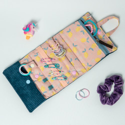 Patron couture PDF pochette à bijoux Violette, pour fille et femme