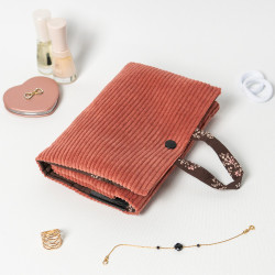 Patron couture PDF pochette à bijoux Violette, pour fille et femme