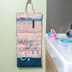 Patron couture PDF pochette à bijoux Violette, pour fille et femme