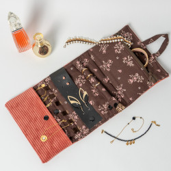 Patron couture PDF pochette à bijoux Violette, pour fille et femme