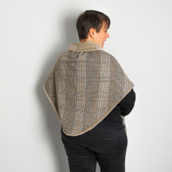 Patron couture PDF châle avec poches Angélique