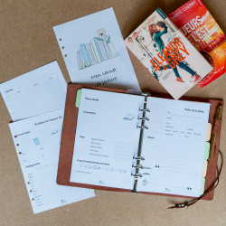 Fiches de carnet de lecture, pages A4 PDF à imprimer