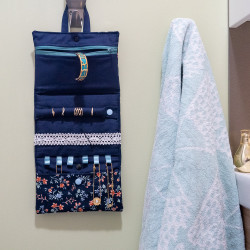 Patron couture PDF pochette à bijoux Violette, pour fille et femme