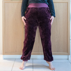 Patron PDF pantalon pyjama sportwear femme Camomille, du 34 au 56