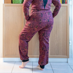 Patron PDF pantalon pyjama sportwear femme Camomille, du 34 au 56