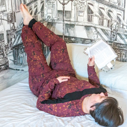 Patron PDF pantalon pyjama sportwear femme Camomille, du 34 au 56