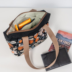 Patron couture PDF sac cabas zippé Fraise