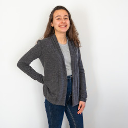 Patron PDF gilet femme Jasmin, du 34 au 56