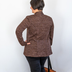 Patron PDF gilet femme Jasmin, du 34 au 56