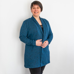 Patron PDF gilet femme Jasmin, du 34 au 56