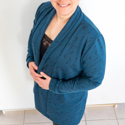 Patron PDF gilet femme Jasmin, du 34 au 56