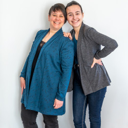 Patron PDF gilet femme Jasmin, du 34 au 56