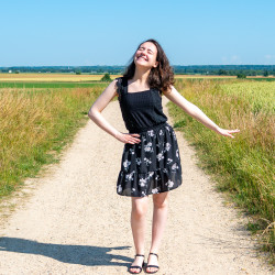 Patron PDF débutant jupe bohème Mirabelle, du 34 au 56