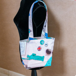 Tuto couture facile et patron PDF gratuit d'un tote bag avec fond