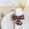Tuto couture facile et patron PDF pour rond de serviette nœud élégant