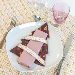 Tuto couture débutant et patron PDF de porte-serviette sapin de Noël