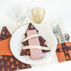 Tuto couture débutant et patron PDF de porte-serviette sapin de Noël