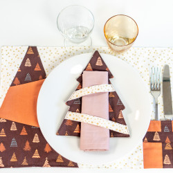 Tuto couture débutant et patron PDF de porte-serviette sapin de Noël