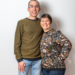 Patron PDF sweat pull mixte Grenade, du XS au 3XL, 2 statures