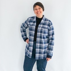 Patron PDF chemise femme Raisin noir, du 34 au 56, 4 statures