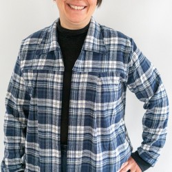 Patron PDF chemise femme Raisin noir, du 34 au 56, 4 statures