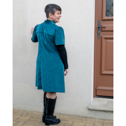 Patron PDF robe chemise Raisin noir, du 34 au 56, 4 statures