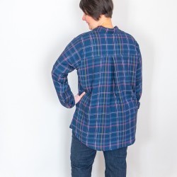 Patron PDF chemise femme Raisin noir, du 34 au 56, 4 statures