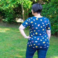 Patron PDF T-shirt femme Pomélo, du 34 au 56, 4 statures
