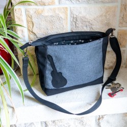 Patron PDF couture complet du sac cabas Cumin, en 4 formats