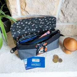 Patron PDF complet de pochette portefeuille
