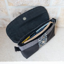 Patron PDF complet de pochette portefeuille