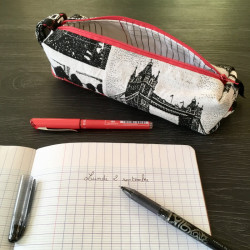 Patron PDF et tuto DIY de 3 trousses de formats différents