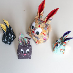 Patron PDF du lapin Gabin, une décoration de Pâques DIY