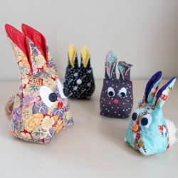 Patron PDF du lapin Gabin, une décoration de Pâques DIY