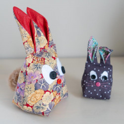 Patron PDF du lapin Gabin, une décoration de Pâques DIY
