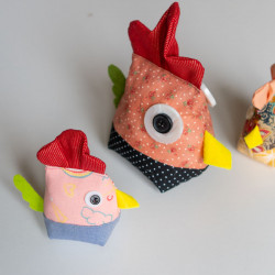 Patron PDF de la Poule Suzette, une décoration de Pâques DIY