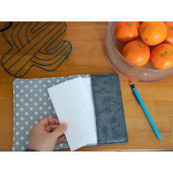 5 patrons PDF avec chutes de tissus et fournitures simples